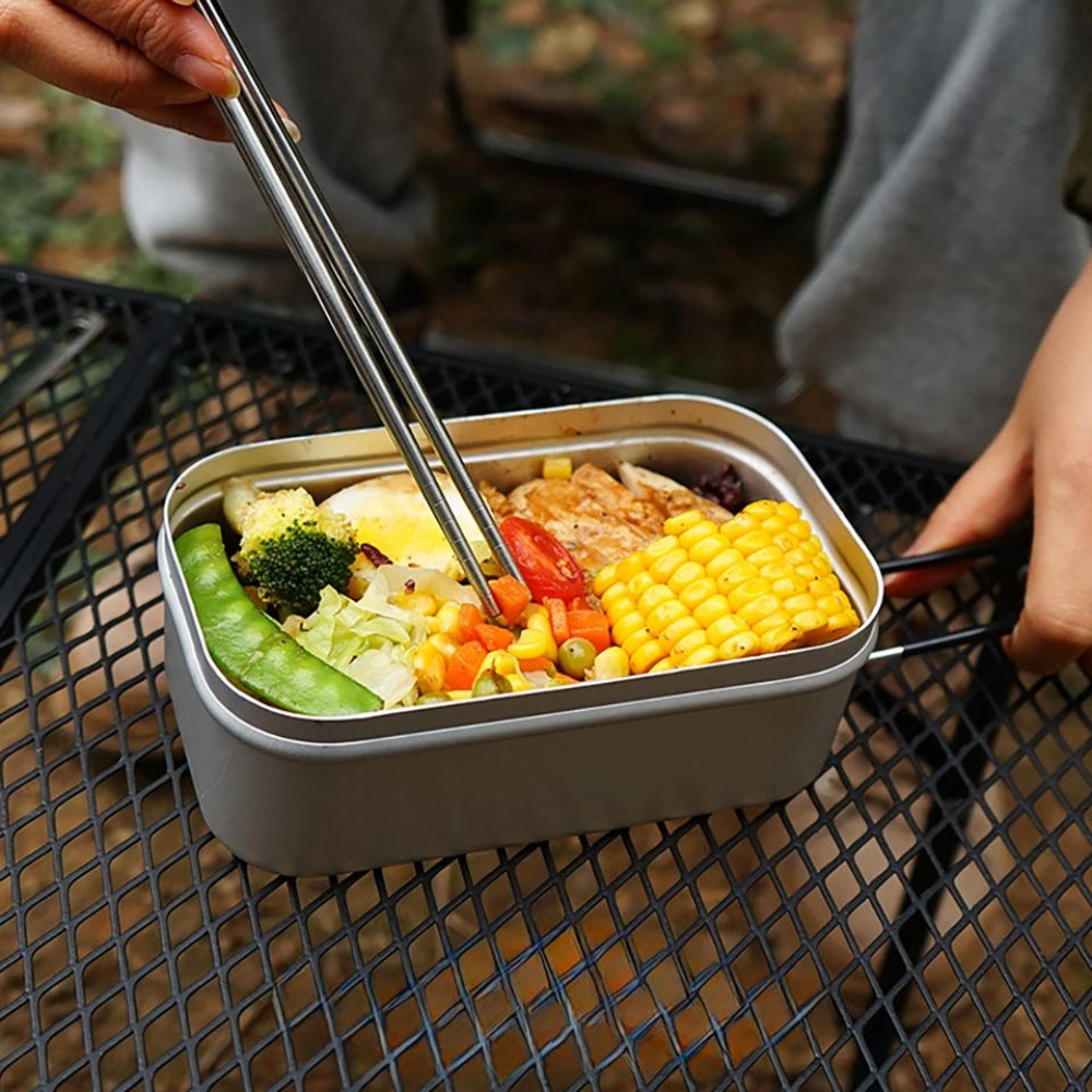 Camping Outdoor Cooking Set - Vajilla ultraligera para acampar, utensilios de