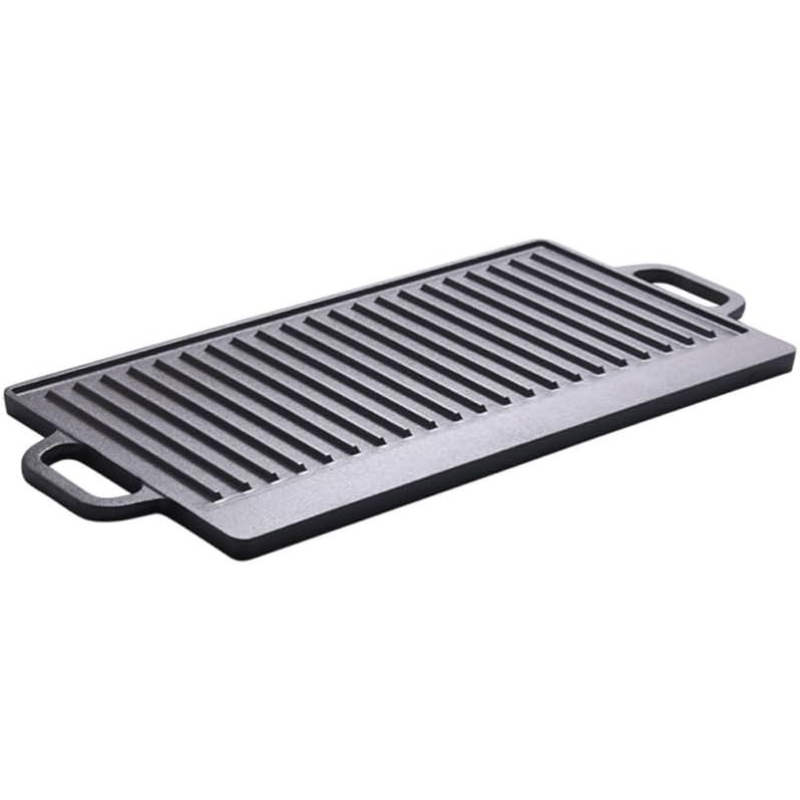 Camping Cooking Range - Plancha de hierro fundido sin recubrimiento,