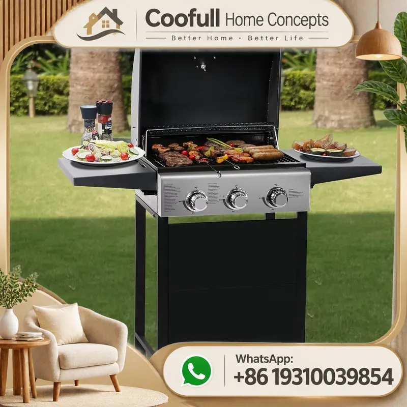 Camping Cooking Table Foldable - Parrilla de Gas Propano con Quemador