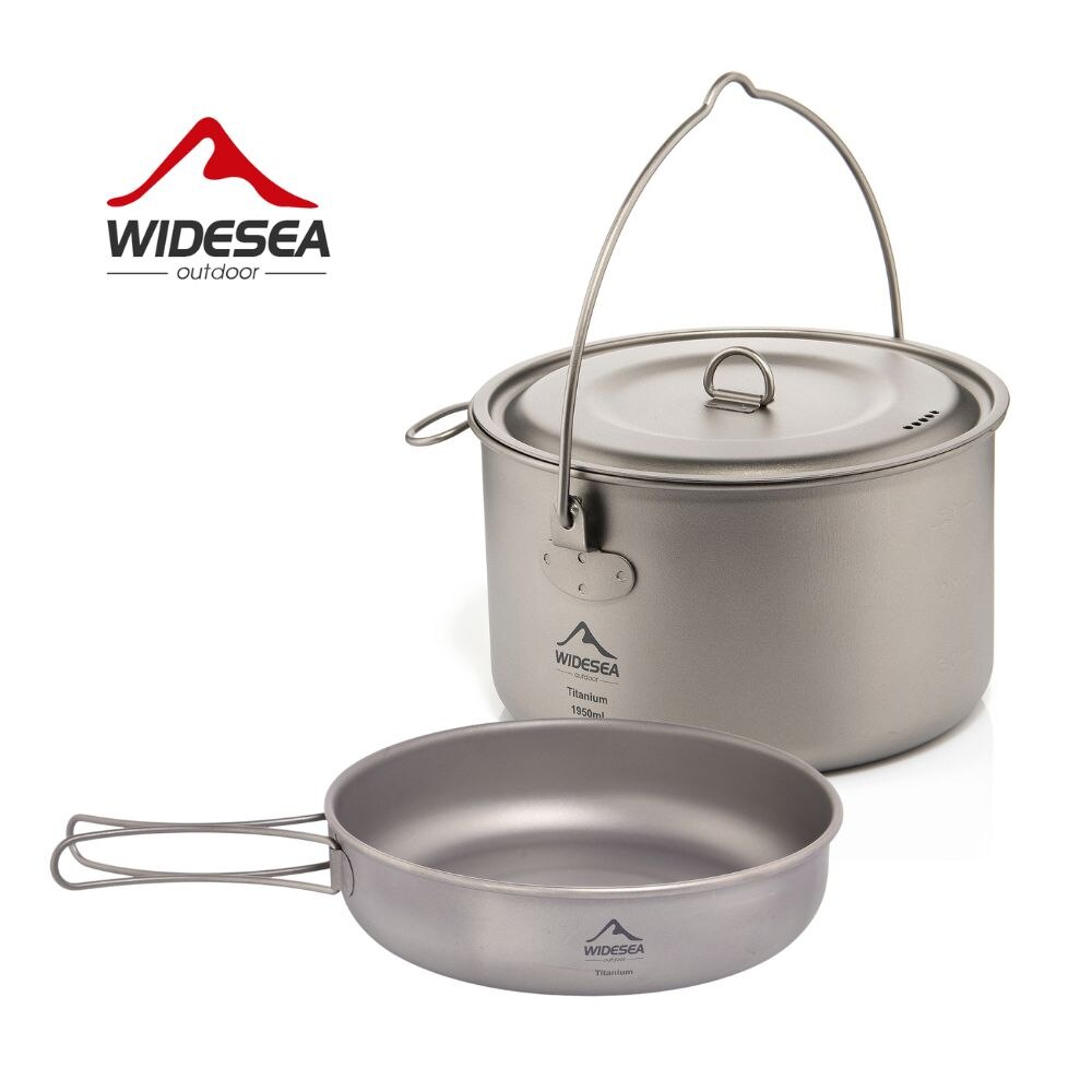 Camping Cooking Ware Set - Widesea-vajilla para acampar, juego de utensilios