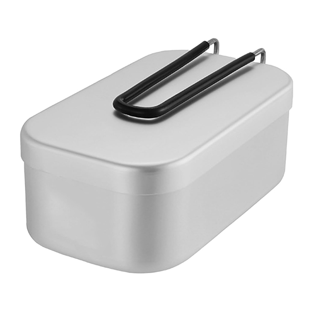Camping Outdoor Cooking Set - Fiambreras de aluminio de 800ML, utensilios