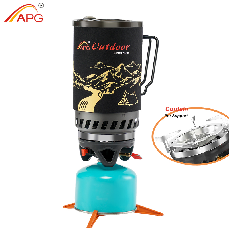 Camping Cooking One Pot - APG-sistema de cocina portátil, estufa de