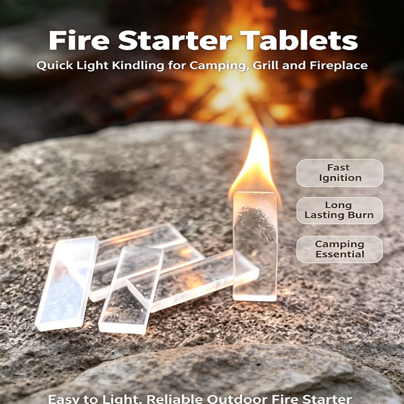 Fire Starter Cube - Paquete de 100 Cubos Impermeables para