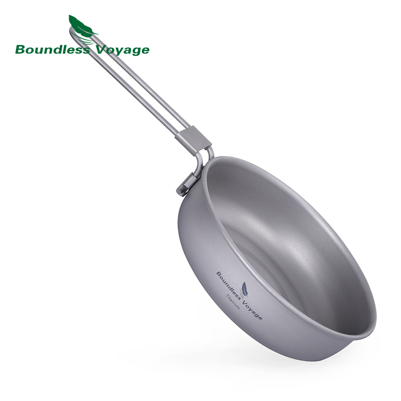 Camping Cooking Range - Sartén de titanio ultraligera Boundless Voyage