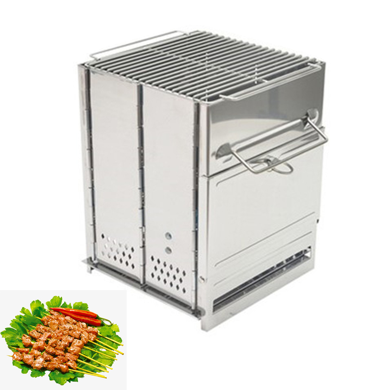 Camping Cooking Wood Stove - Estufa de Leña Portátil Desmontable para