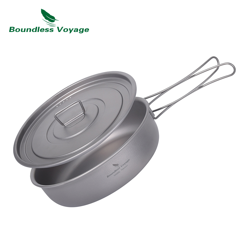 Camping Cooking Range - Sartén de titanio Boundless Voyage con