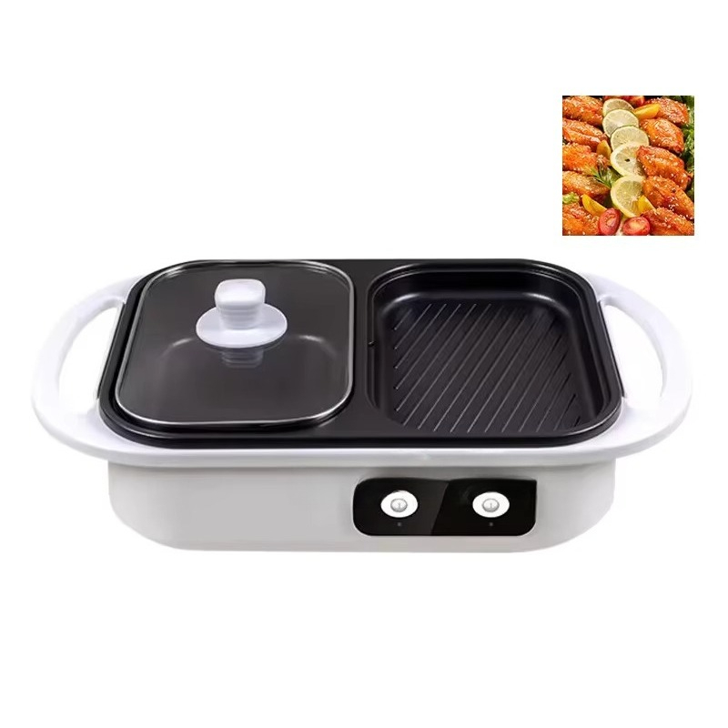 Camping Cooking One Pot - Olla eléctrica multifuncional dos en uno