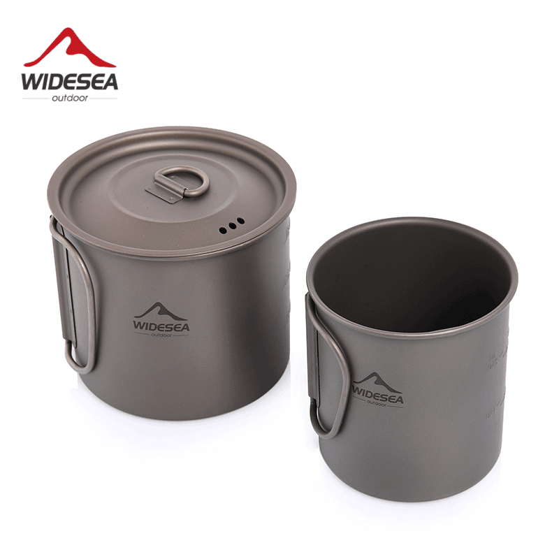 Taza de titanio Widesea para c - Camping Cooking Bundle reseña y precio