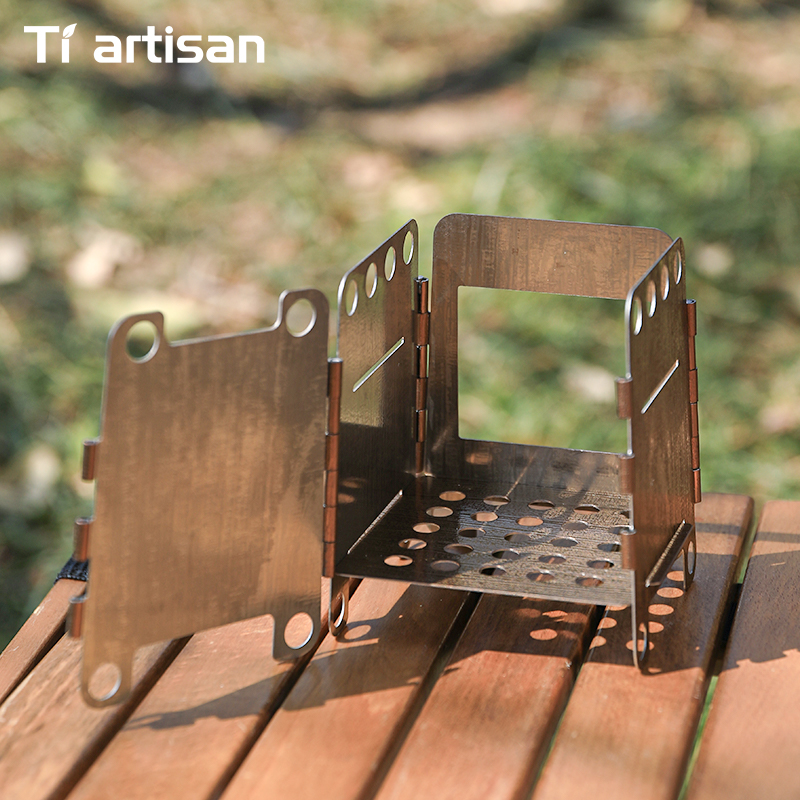 Tiartisan Estufa de Camping de - Camping Cooking Wood Stove reseña y precio