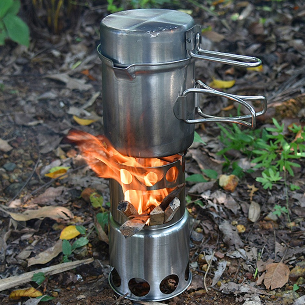 Juego de utensilios de cocina  - Camping Outdoor Cooking Set reseña y precio