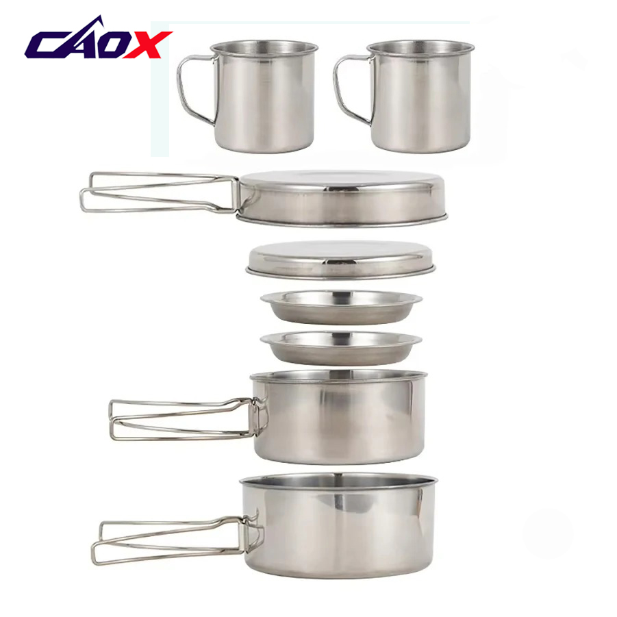 CAOX Juego de Utensilios de Co - Camping Cooking Ware Set reseña y precio