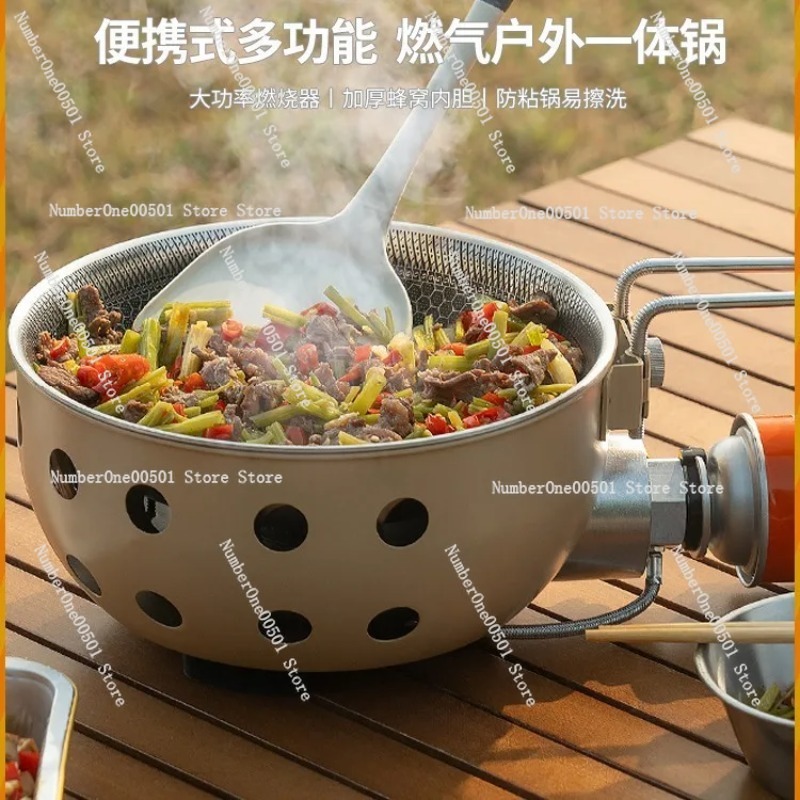 Olla Portátil para Cocinar al  - Camping Cooking One Pot reseña y precio