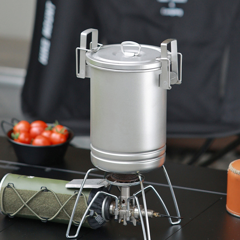 Olla de vapor para cocinar al  - Camping Cooking One Pot reseña y precio