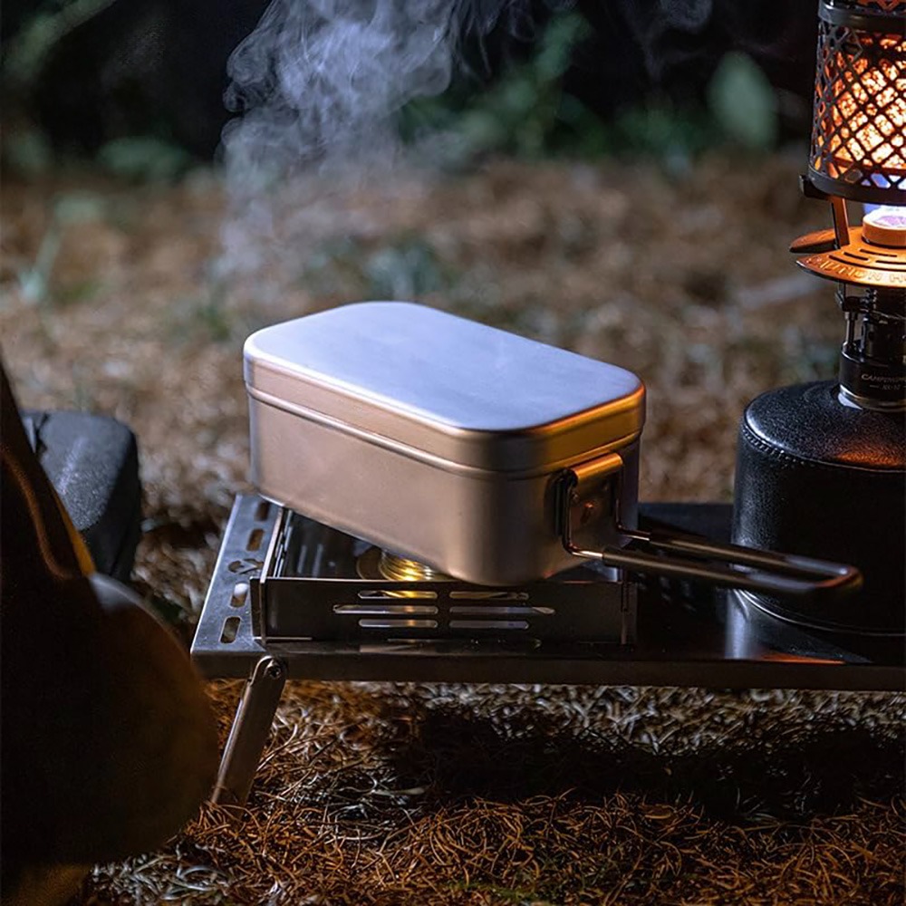 Vajilla ultraligera para acamp - Camping Outdoor Cooking Set reseña y precio