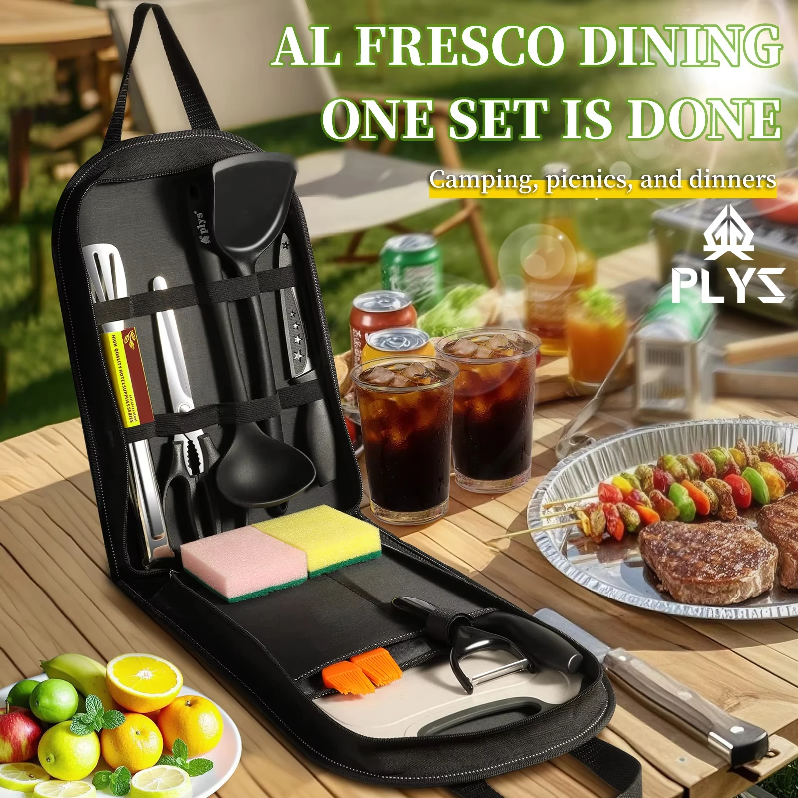Juego de utensilios portátiles - Quechua Camping Cooking Set reseña y precio