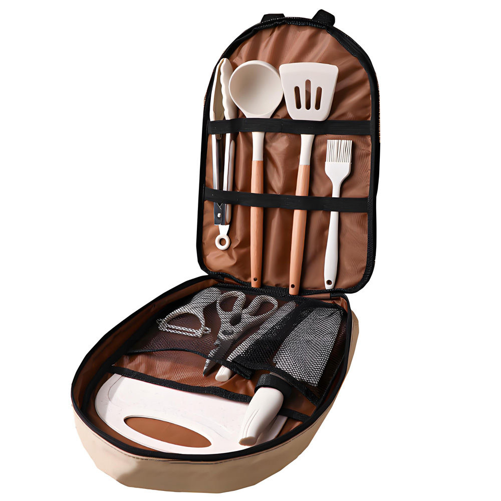 Juego de 10 utensilios de coci - Camping Cooking Bundle reseña y precio