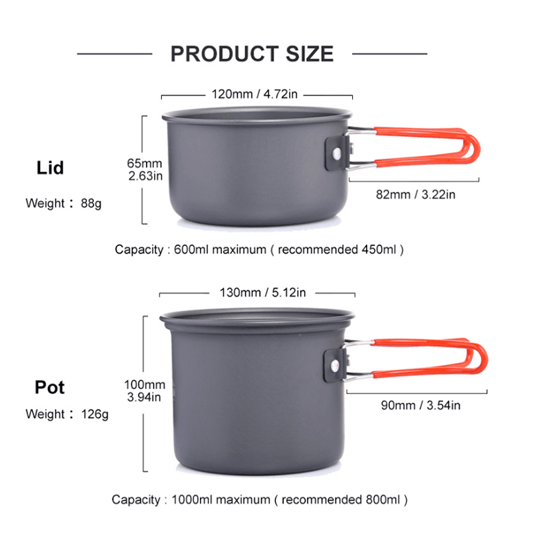 Widesea-utensilios de cocina p - Camping Cooking Bundle reseña y precio