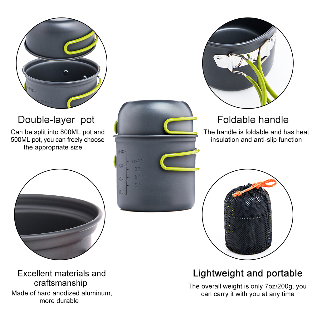 Widesea-utensilios de cocina p - Camping Cooking Bundle reseña y precio