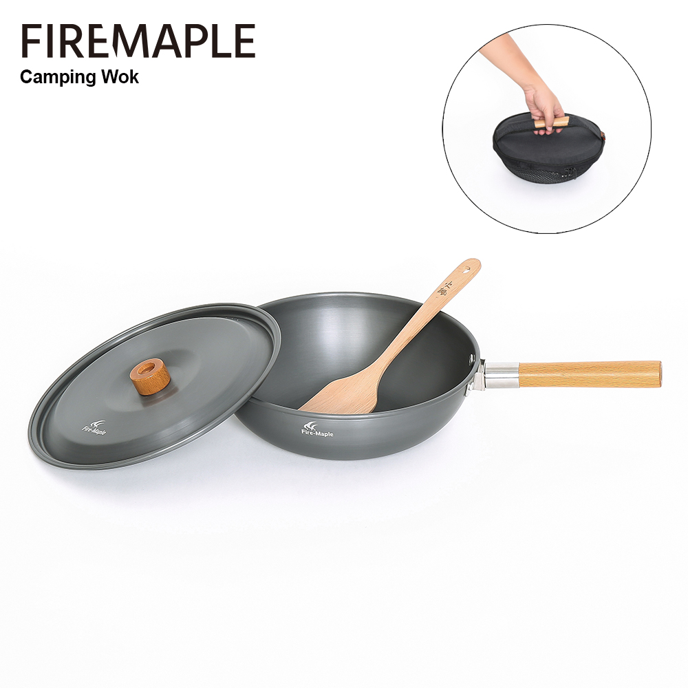 Wok de acampada de arce de fue - Camping Cooking Equipment Bag reseña y precio