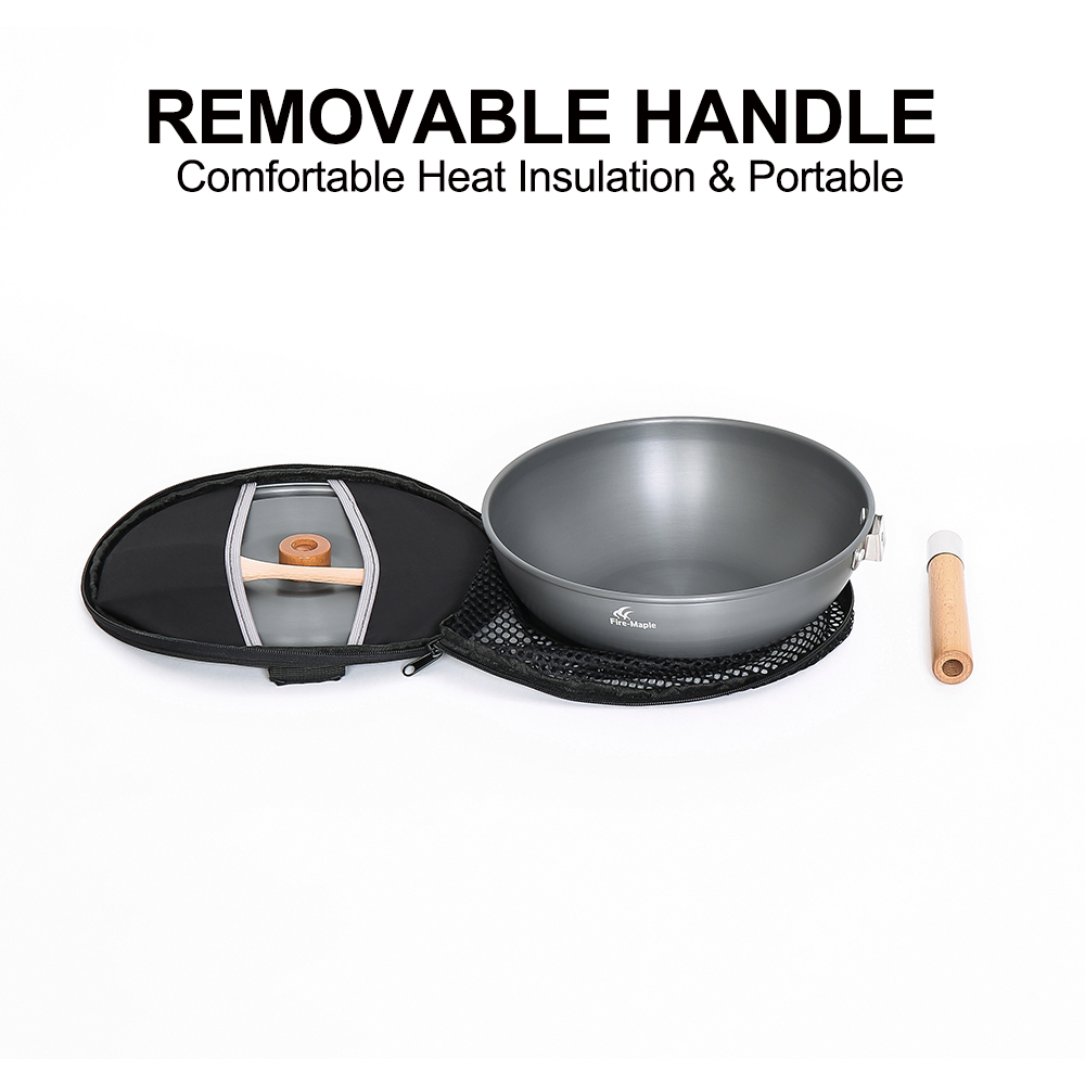 Wok de acampada de arce de fue - Camping Cooking Equipment Bag reseña y precio
