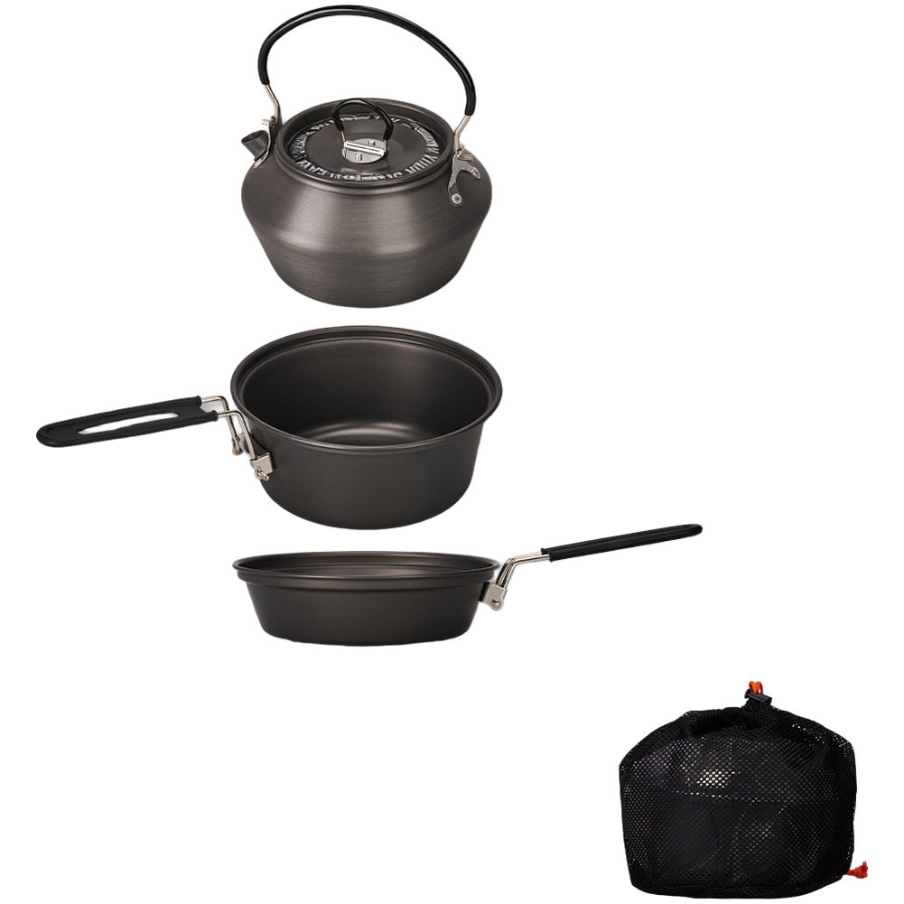 Juego de utensilios de cocina  - Camping Cooking Set With Kettle reseña y precio