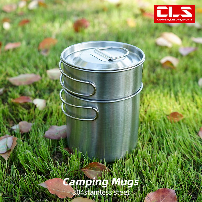 2 unids/set hervidor de Campin - Camping Cooking Set With Kettle reseña y precio