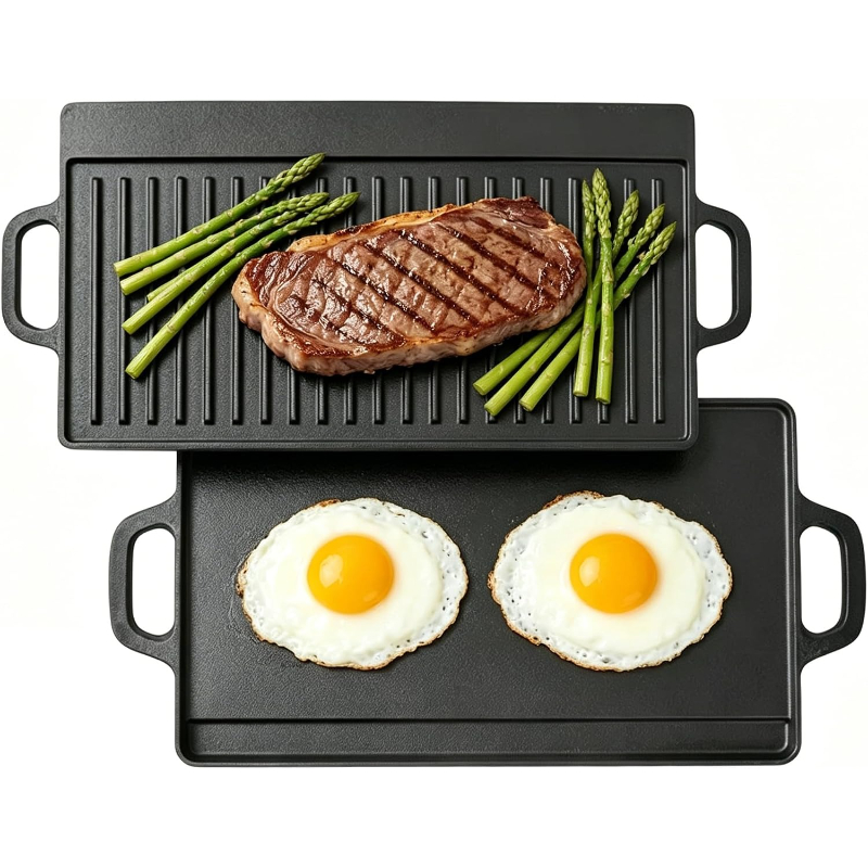 Plancha de hierro fundido sin  - Camping Cooking Range reseña y precio