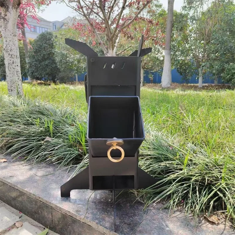 Estufa de Leña Plegable Integr - Camping Cooking Wood Stove reseña y precio