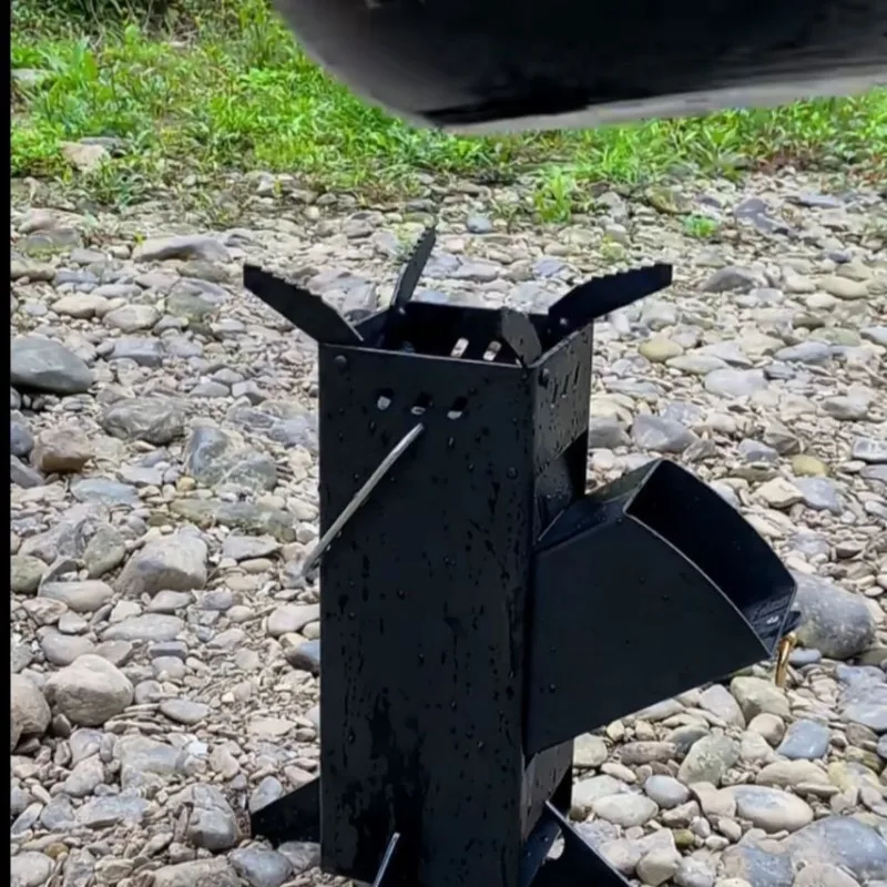 Estufa de Leña Plegable Integr - Camping Cooking Wood Stove reseña y precio