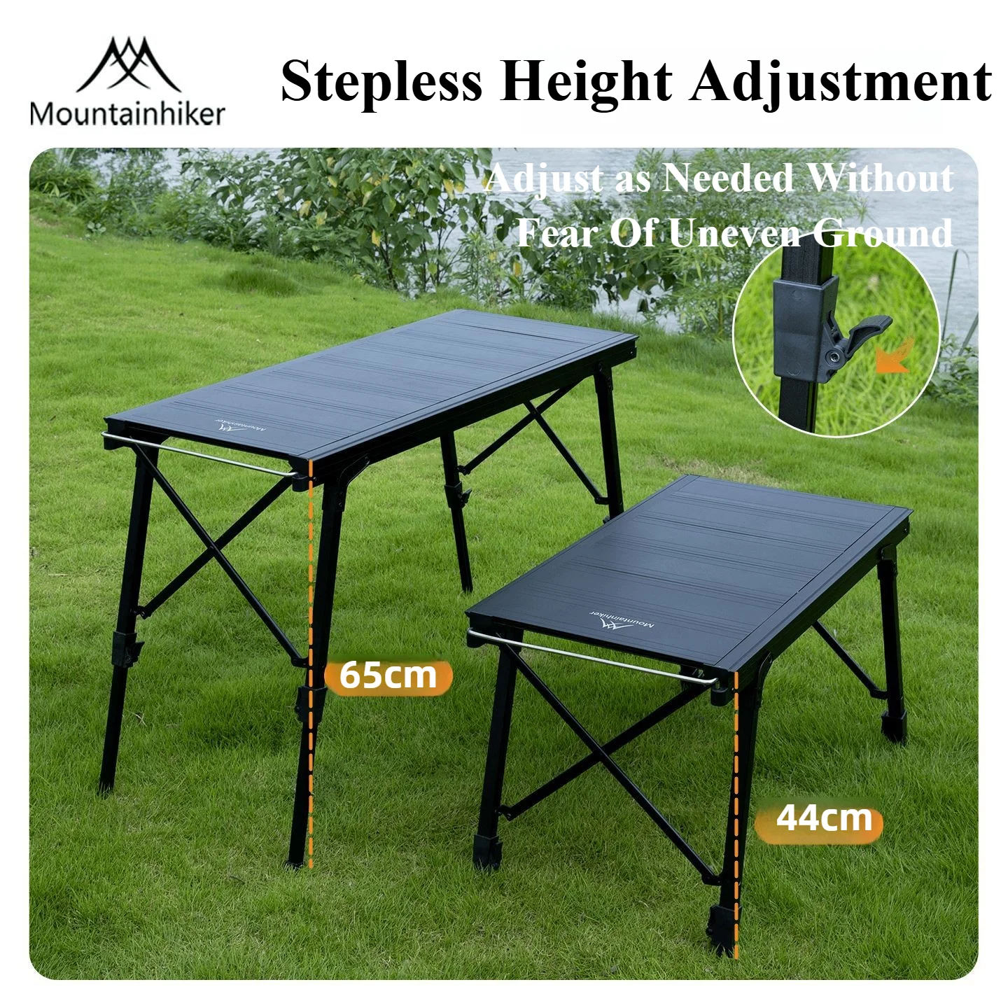 Mountainhiker Camping elevador - Camping Cooking Table Foldable reseña y precio