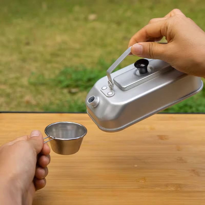 Tetera portátil ultraligera pa - Camping Cooking Set With Kettle reseña y precio
