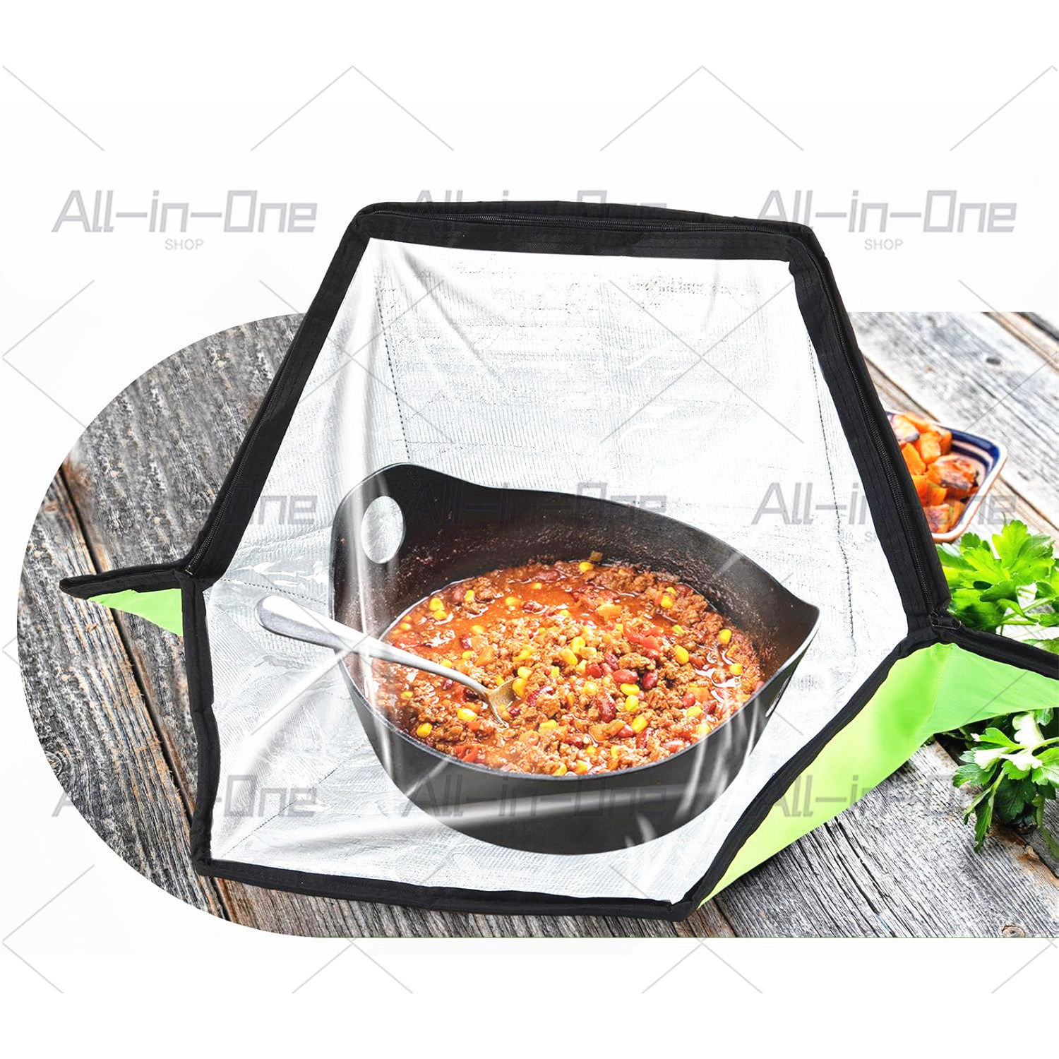 Horno Solar Portátil, Cocina S - Solar Oven Camp reseña y precio