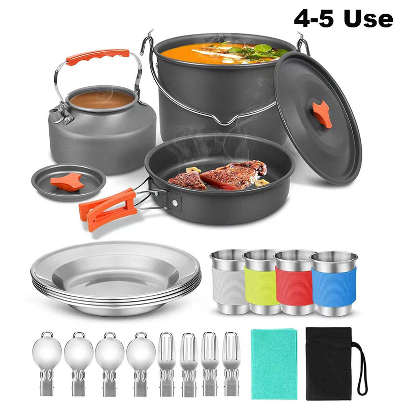 Juego de utensilios de cocina  - Camping Cooking Equipment Bag reseña y precio
