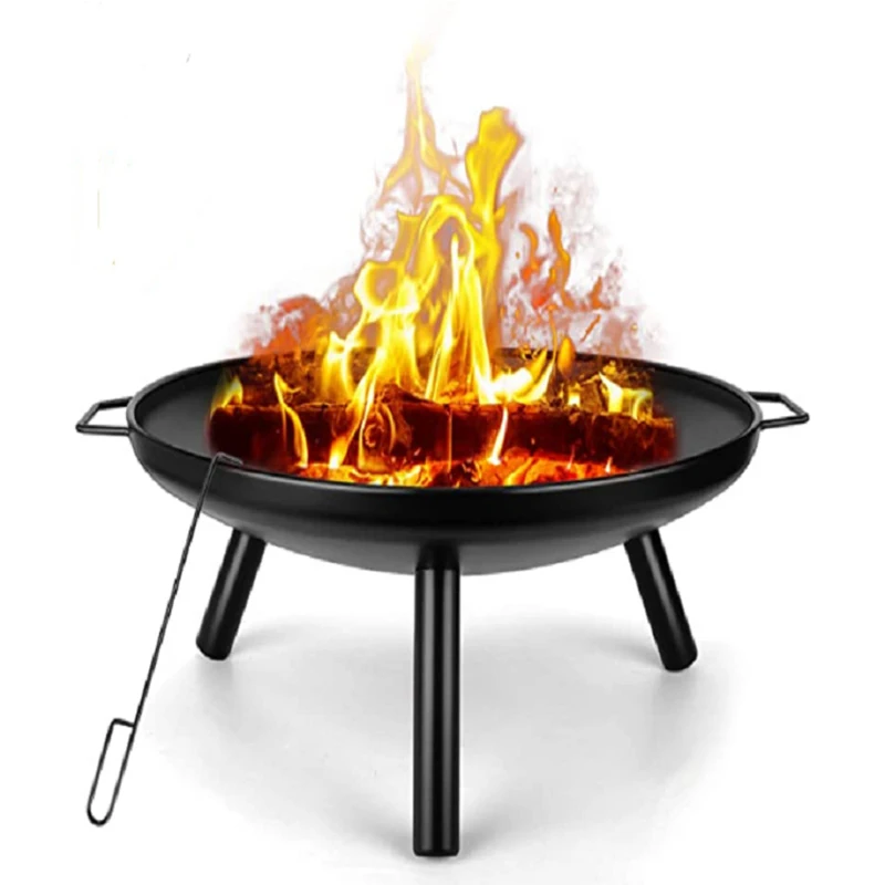 Cuenco para fuego de 24 pulgad - Camping Cooking Basket reseña y precio