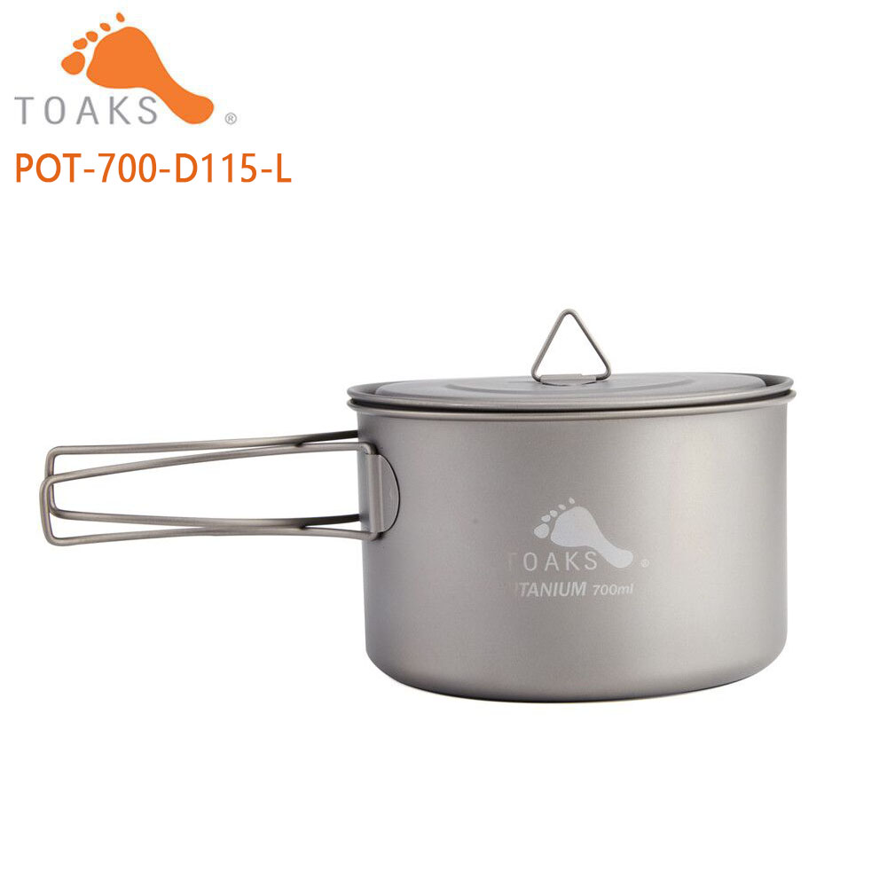 TOAKS-ollas de titanio puro pa - Camping Cooking Survival reseña y precio
