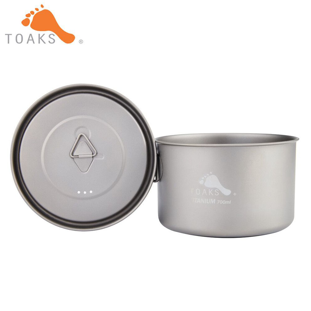 TOAKS-ollas de titanio puro pa - Camping Cooking Survival reseña y precio