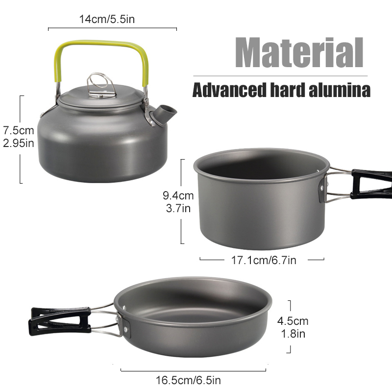 WESTTUNE-Kit de utensilios de  - Camping Cooking Survival reseña y precio