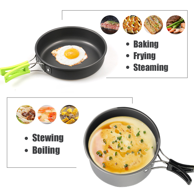WESTTUNE-Kit de utensilios de  - Camping Cooking Survival reseña y precio
