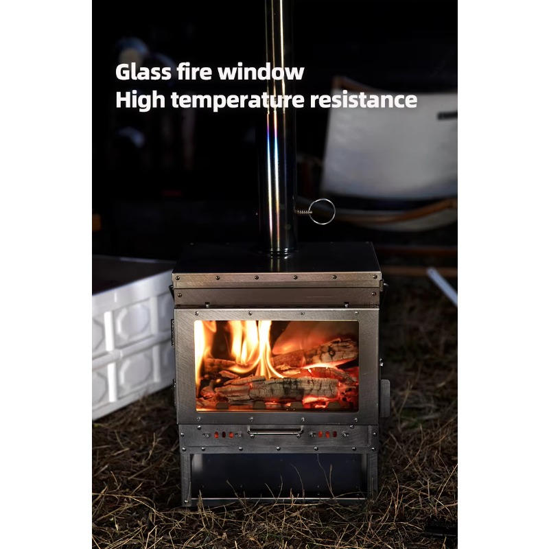 Estufa de Leña de Titanio 2026 - Camping Cooking Wood Stove reseña y precio