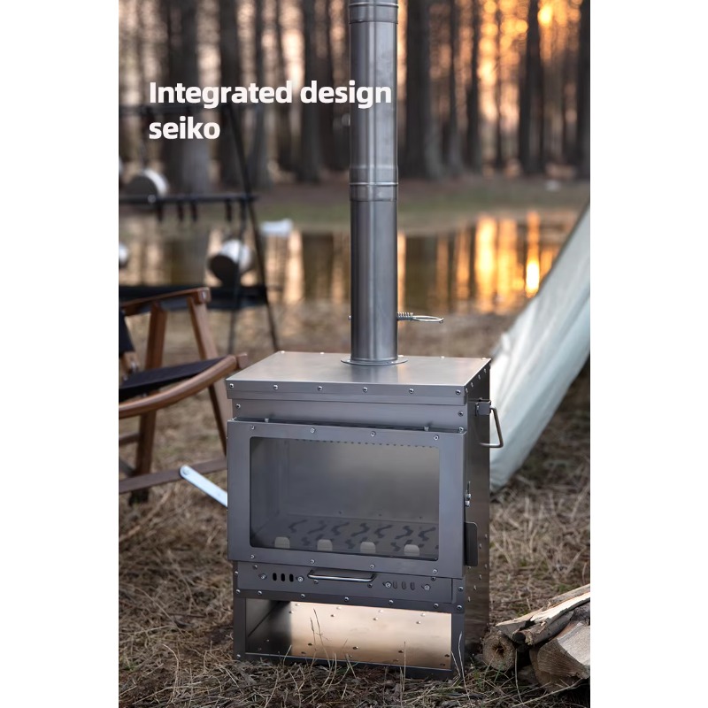 Estufa de Leña de Titanio 2026 - Camping Cooking Wood Stove reseña y precio