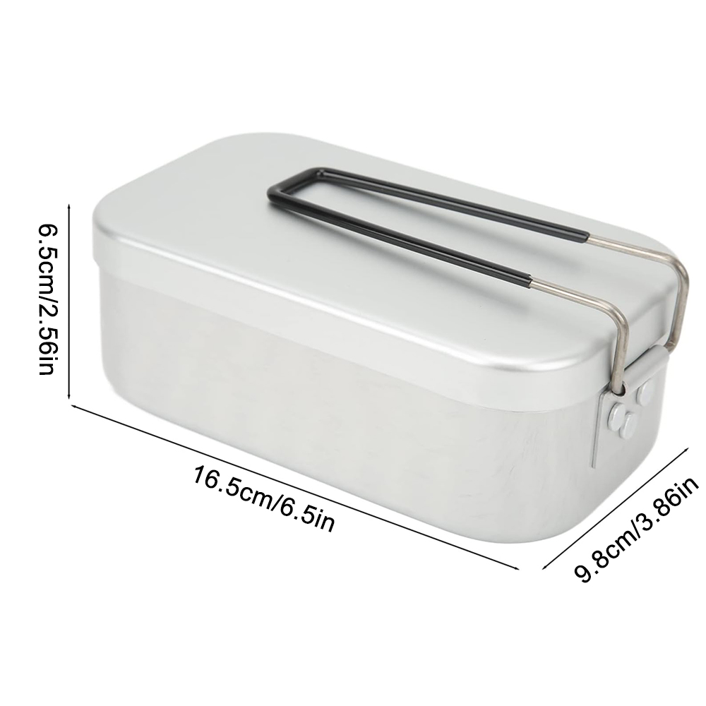 Fiambreras de aluminio de 800M - Camping Outdoor Cooking Set reseña y precio