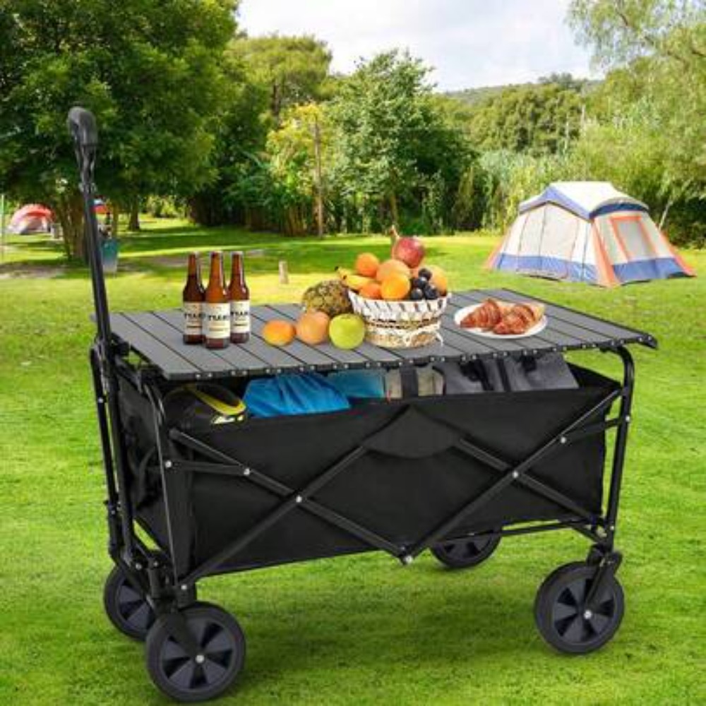 Carro de jardín plegable, carr - Camping Cooking Table Foldable reseña y precio