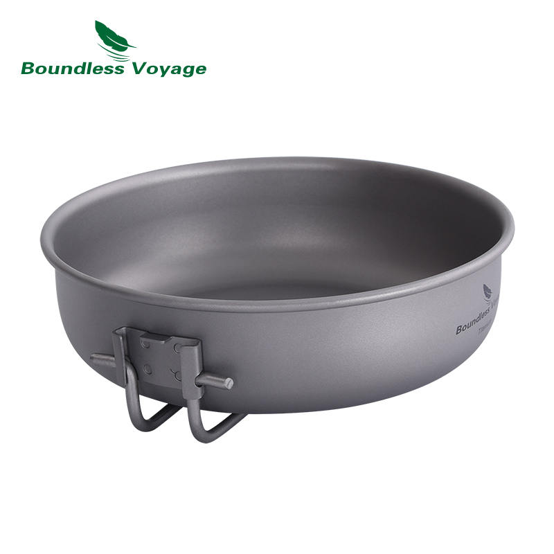 Sartén de titanio ultraligera  - Camping Cooking Range reseña y precio