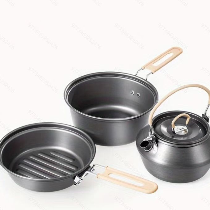 Juego de tetera para exteriore - Camping Cooking Set With Kettle reseña y precio