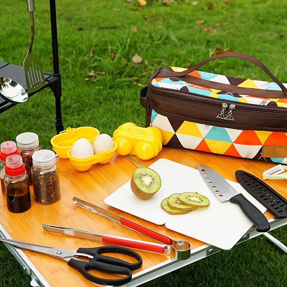 Caja de almacenamiento de huev - Camping Cooking Range reseña y precio