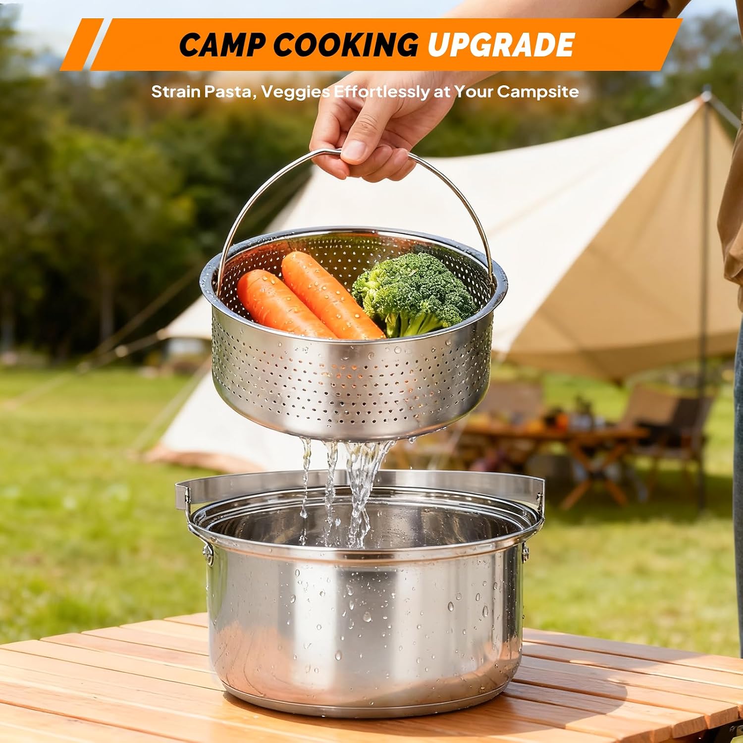 Juego de utensilios de cocina  - Camping Cooking Set With Kettle reseña y precio