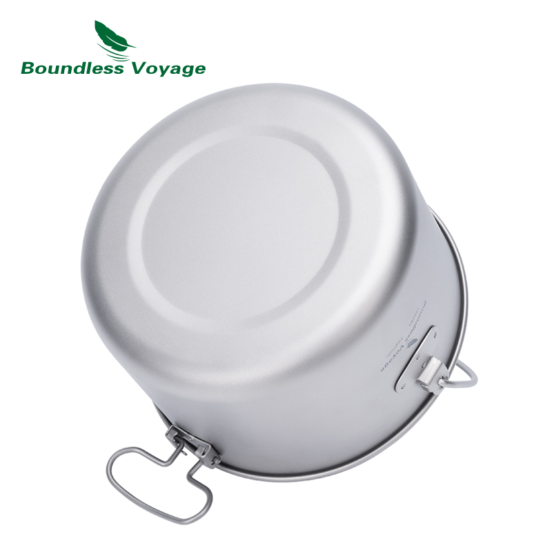 Olla de titanio Boundless Voya - Camping Cooking Ware Set reseña y precio