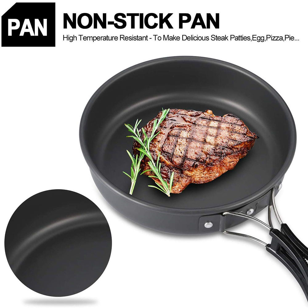 Juego de utensilios de cocina  - Camping Cooking Ware Set reseña y precio