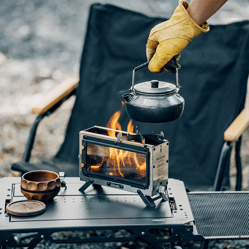 Estufa de Leña Portátil Goout  - Camping Cooking Wood Stove reseña y precio