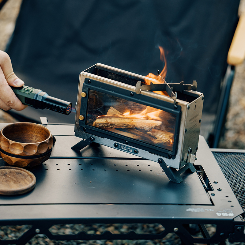 Estufa de Leña Portátil Goout  - Camping Cooking Wood Stove reseña y precio